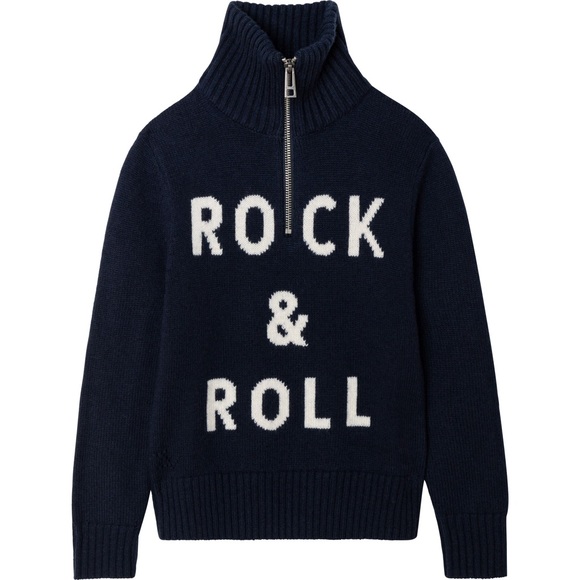 Zadig & Voltaire Rock & Roll Half Zip Sweater - Picture 6 of 9